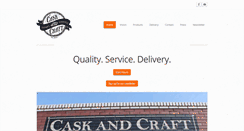 Desktop Screenshot of caskandcraft.com